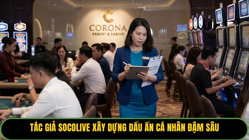 Tác giả Socolive xây dựng dấu ấn cá nhân đậm sâu